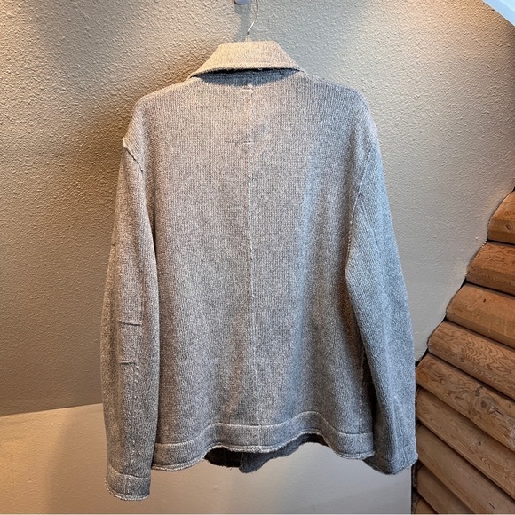 CALVIN KLEIN JEANS MENS Knit double breasted jacket w/2 zip pockets. Size XL. - Picture 8 of 8